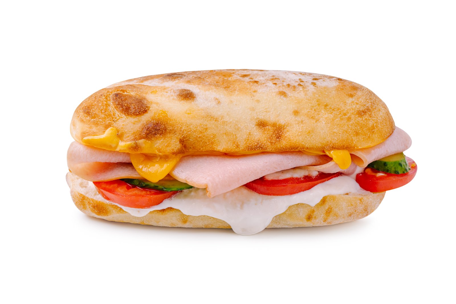 Panini pastramă curcan